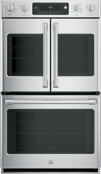 CT9570SLSS Cafe 30 Inch French Door Smart Double Wall Oven - 10 cu. ft. Stainless Steel