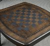Dark Walnut Brown End Table with Reversible Tabletop - Diletta-4