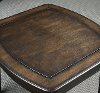 Dark Walnut Brown End Table with Reversible Tabletop - Diletta-7