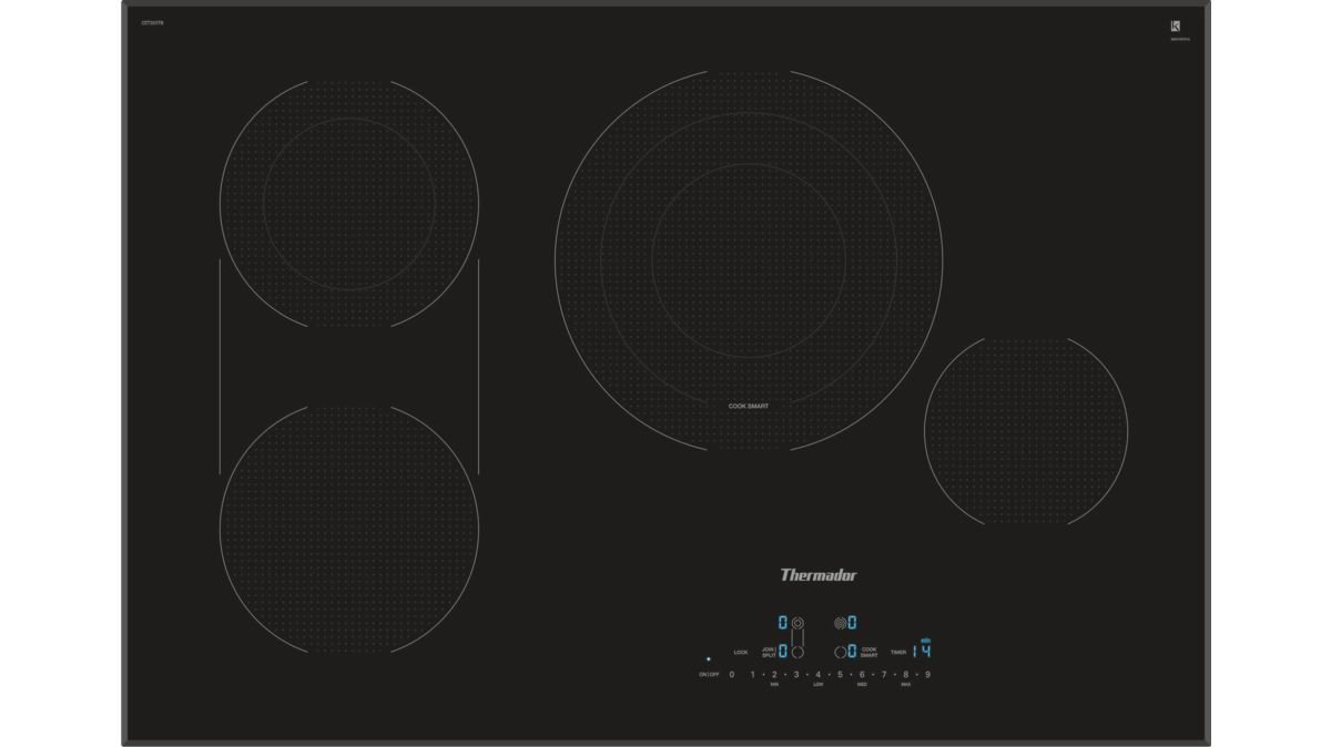 CET305TB Thermador 30 Inch Electric Cooktop - Black-1