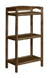 44 Inch Antique Chestnut Solid Wood Bookcase-Media Tower