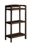 44 Inch Espresso Solid Wood Bookcase-Media Tower