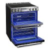 LUTE4619SN LG Signature Slide-in Electric Range with Double Oven - Textured Steel-3