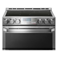 LUTE4619SN LG Signature Slide-in Electric Range with Double Oven - Textured Steel-5