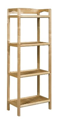 Blonde Tall Bookcase/Media Tower - Abingdon