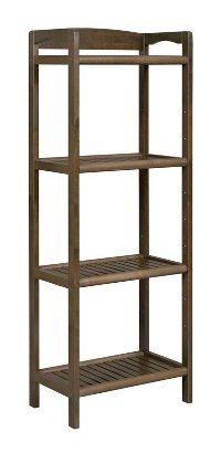 Antique Chestnut Tall Bookcase/Media Tower - Abingdon