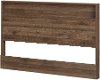 11280 Modern Farmhouse Walnut Full-Queen Size Headboard - Holland