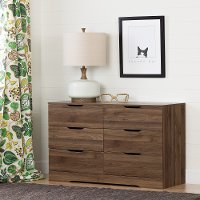 11281 Modern Farmhouse Walnut Dresser - Holland