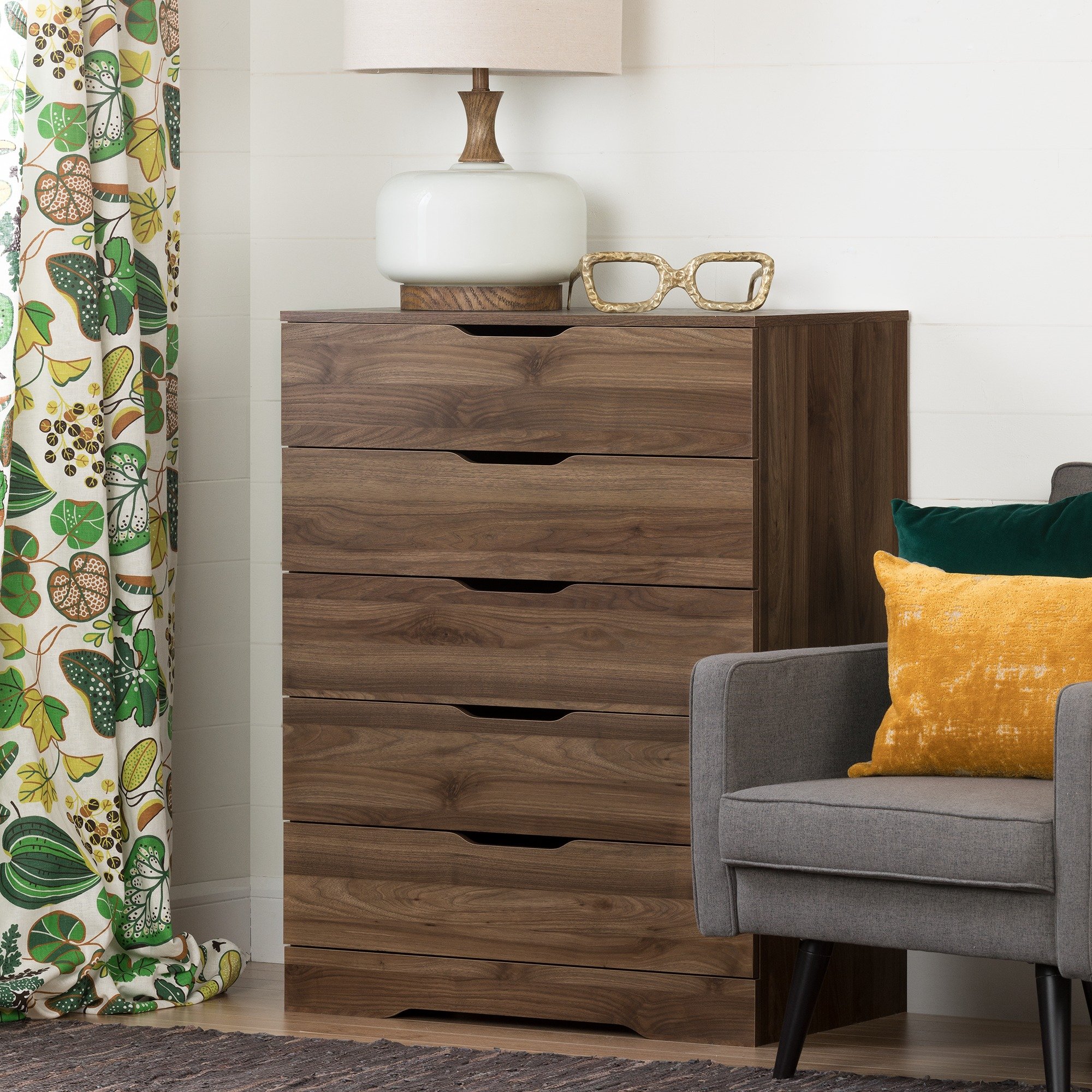 11282 Modern Farmhouse Walnut Chest - Holland-1