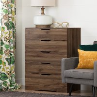 11282 Modern Farmhouse Walnut Chest of Drawers - Holland