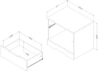 11284 Modern Farmhouse Walnut Nightstand - Holland-6