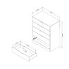 11287 Modern Farmhouse Sand Oak Chest of Drawers - Holland-4
