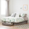 11288 Modern Farmhouse Sand Oak Full-Queen Size Platform Bed - Holland-1