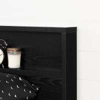 11290 Modern Farmhouse Black Full-Queen Headboard - Holland-2