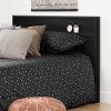 11290 Modern Farmhouse Black Full-Queen Size Headboard - Holland