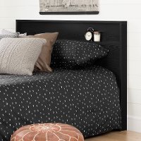 11290 Modern Farmhouse Black Full-Queen Size Headboard - Holland