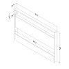 11290 Modern Farmhouse Black Full-Queen Size Headboard - Holland-5