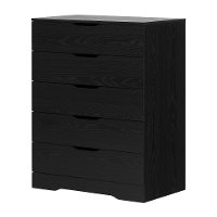 11292 Modern Farmhouse Black Oak Chest of Drawers - Holland-2