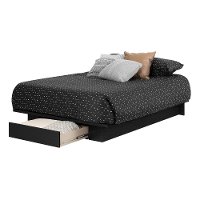 11293 Modern Farmhouse Black Full-Queen Platform Bed - Holland-5