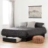 11293 Modern Farmhouse Black Full-Queen Platform Bed - South Shore