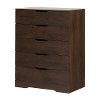 11162 Modern Farmhouse Brown Oak Chest of Drawers - Holland-2