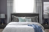 11316 Gray Oak Full-Queen Headboard - Fusion