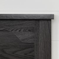11316 Gray Oak Full/Queen Headboard - Fusion-4