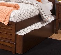 Classic Tobacco Brown Twin Trundle Unit - Chelsea Square