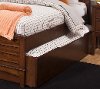Clearance Classic Tobacco Brown Twin Trundle Unit - Chelsea Square
