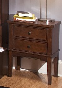 Classic Tobacco Brown Nightstand - Chelsea Square