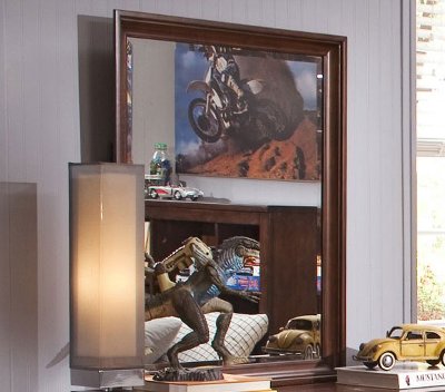 Classic Tobacco Brown Mirror - Chelsea Square