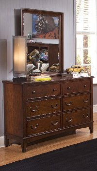 Classic Tobacco Brown Mirror - Chelsea Square-2