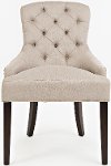 Taupe Button-Tufted Upholstered Dining Chair - Gramercy-2