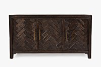 Chevron Wood Dining Room Buffet - Gramercy