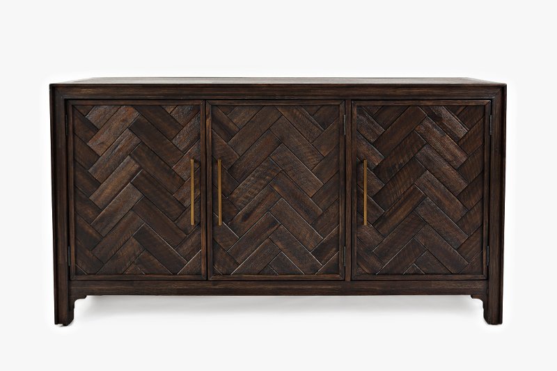 Chevron Wood Dining Room Buffet Gramercy Rc Willey Furniture