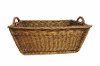 Rectangular Wicker Wash Basket With Handles