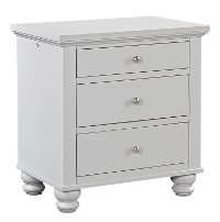Classic Traditional Gray Nightstand - Cambridge-2