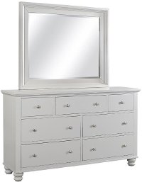 Classic Traditional Gray Dresser - Cambridge