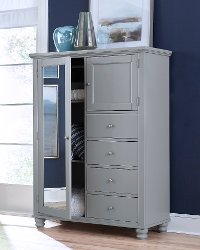 Classic Traditional Gray Chiffarobe - Cambridge