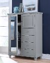 Clearance Classic Traditional Gray Chiffarobe - Cambridge
