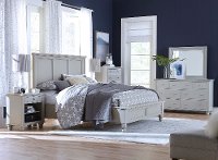 Classic Gray 6 Piece California King Bedroom Set - Cambridge