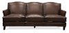 6589/MANCHESTER/SO Traditional Brown Leather Sofa - Manchester