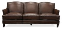 6589/MANCHESTER/SO Traditional Brown Leather Sofa - Manchester