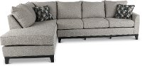 Slate Gray 2 Piece Sectional Sofa with LAF Chaise - Emerson