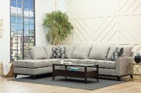 Slate Gray 2 Piece Sectional Sofa with LAF Chaise - Emerson-2