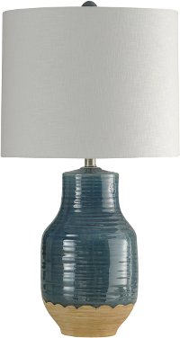 Blue Ceramic Table Lamp - Prova