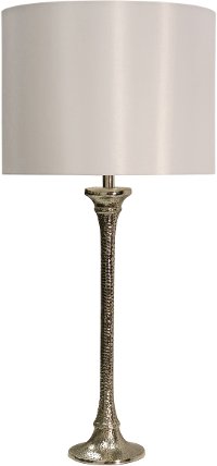 Hammered Texture Candle Stick Table Lamp