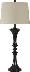 Clearance Dark Brown Steel Table Lamp