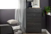 11317 Fusion Gray Oak Chest of Drawers