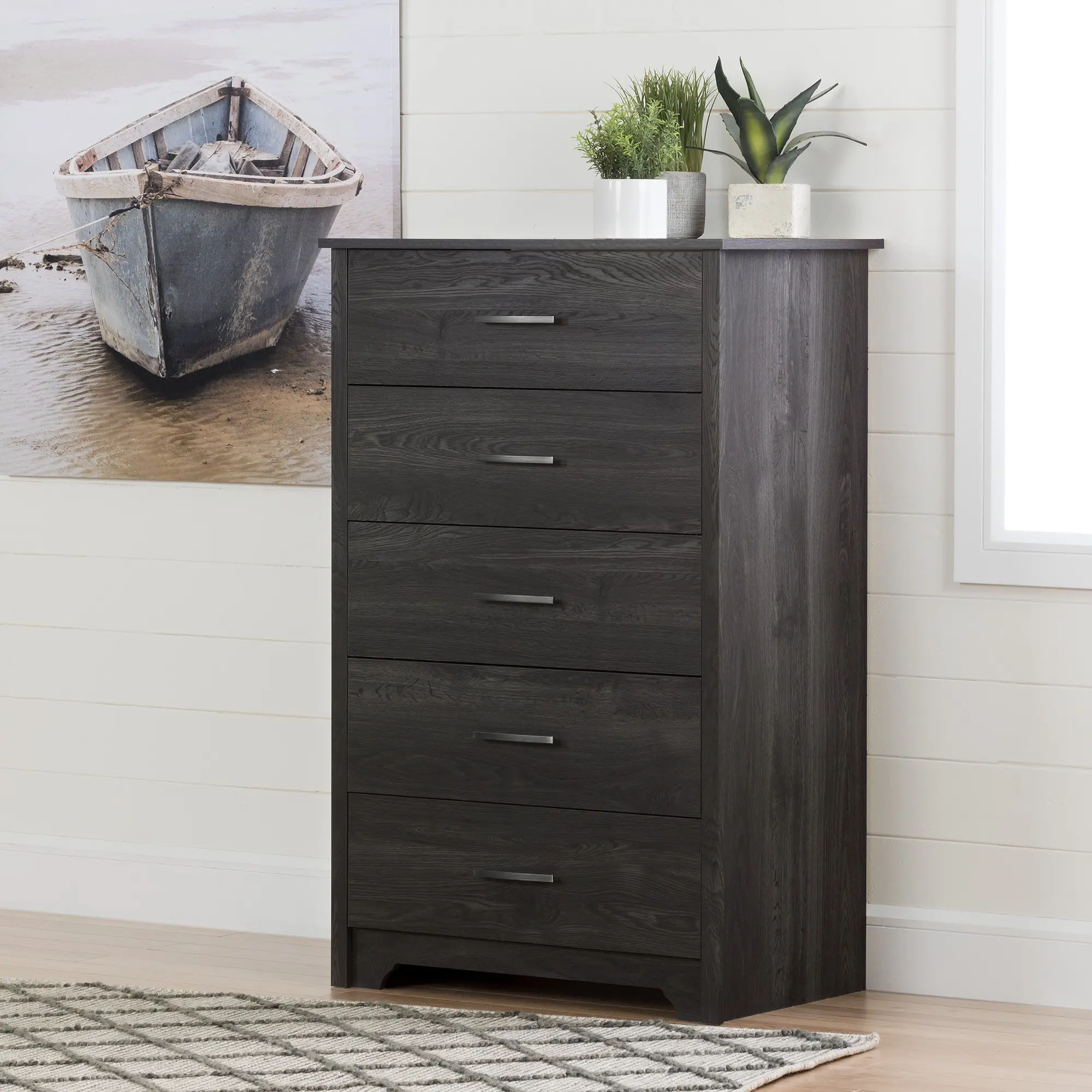 11317 Fusion Gray Oak Chest of Drawers-2